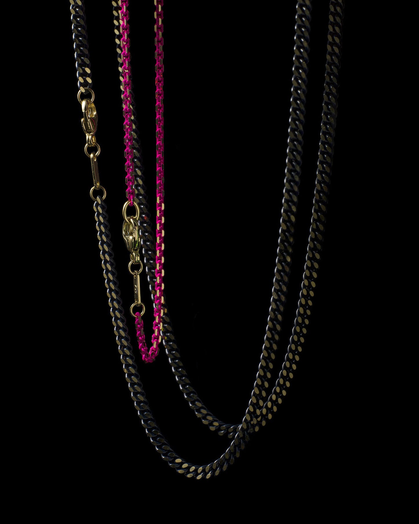 NEON AND MIDNIGHT PURPLE CHAINS